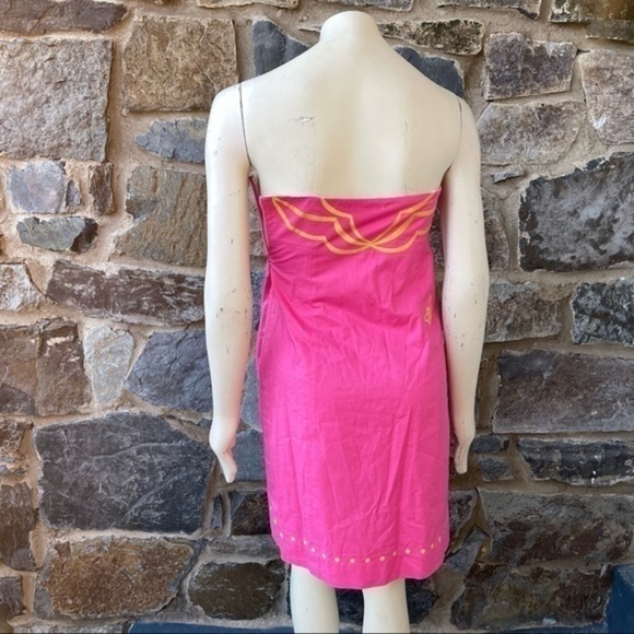 Lilly Pulitzer Bowen Embroidered Strapless size 6 - Picture 5 of 9